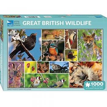 1000-Piece Puzzle: RSPB's Great British Wildlife