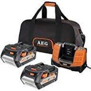 Pack AEG chargeur et 2 batteries 18V 5.0Ah SETLL1850BL