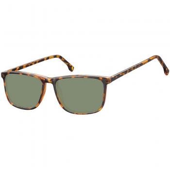 Gafas de Sol Cuadradas Plástico Tortoiseshell para Hombre
