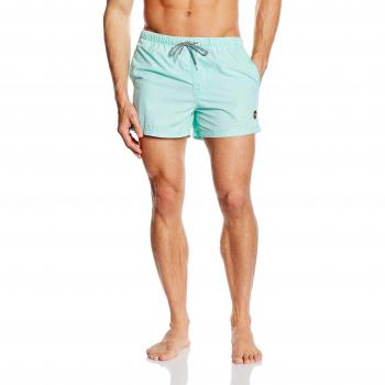 Miami Beach Swimwear Men's Mike Swim Shorts, Aruba Blue