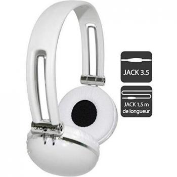 Casque arceau Moon Browniz Blanc