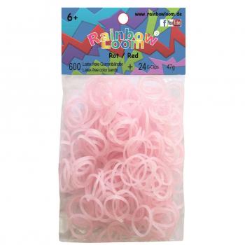 Rainbow Loom Glittery Pink Silikonbänder