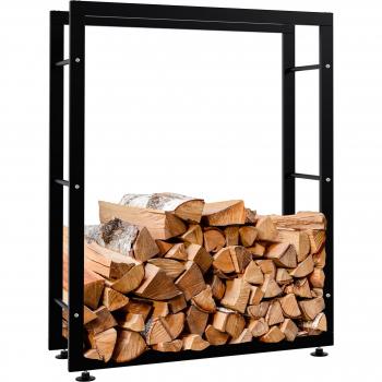 Chimenea Stando‑Rack Negro
