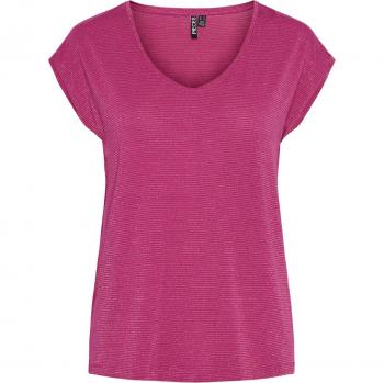 Pieces T-Shirt Billo – Unifarbenes Kurzarmshirt für jeden Tag