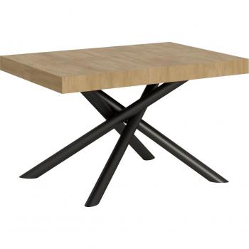 Mesa extensible Famas 90x190/224 cm Roble Nature con extracción