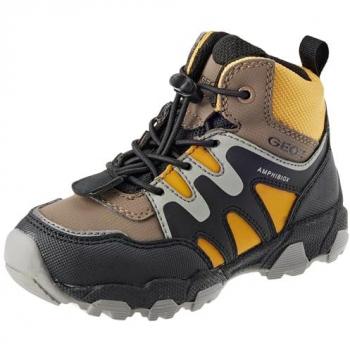Paire de chaussures de tennis enfant Geox Magnetar ABX Marron