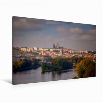 Textil-Leinwand 120x80 cm in Querformat – Prag Burg Edition (CALVENDO)