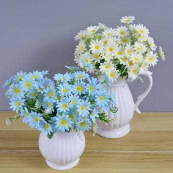 Capetti di Fiore Artificiali Moderni 20 in Bianco e Colori Vibranti