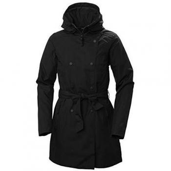 Helly Hansen Women's Welsey II Insulated Trench Coat Black