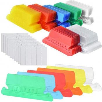 Document Filing Tab Bundle – 180 Units, 2 Quick-Identify Inserts
