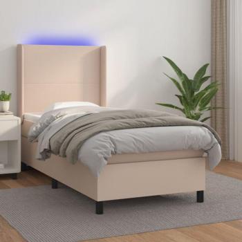 Materasso e Giroletto Torana con LED Cappuccino 80x200 cm