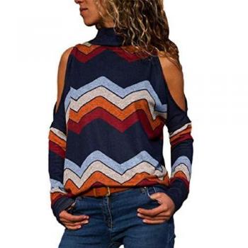 Voqeen Camisa Cold Shoulder Tallas Grandes Mujer