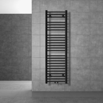 Radiador Toallero de Acero Negro Mate 400x1500 mm