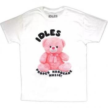 Idles Adult Proper Hardcore Tee XXL White