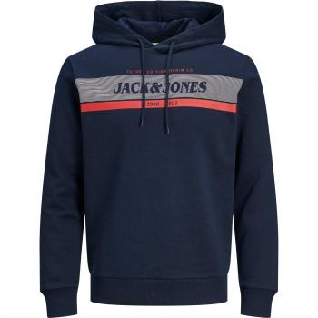 Felpa con cappuccio in cotone organico Jack & Jones Jjalex