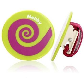 Clip Porta Succhietto Mebby Rosa/Verde