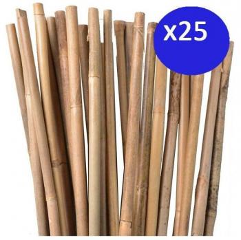 Tutores de Plantas y Árboles – Pack 25 de Bambú 100 cm