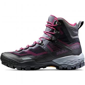 Botas Mammut Ducan High GORE-TEX negras y rosas para mujer