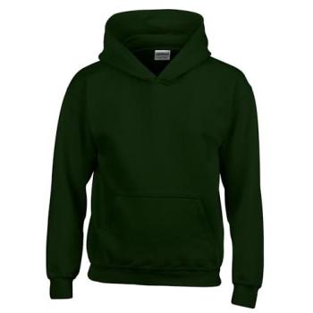 Gildan Heavy Blend Hoodie für Kinder Grün (116)