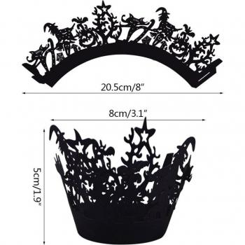 Halloween Themed Cupcake Wrappers 12pcs