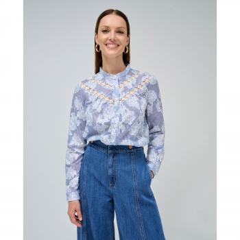 Camisa de mujer Salsa Jeans con detalles de encaje