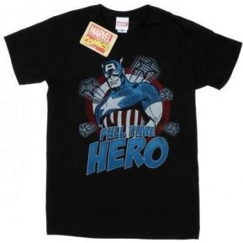 Chemise à manches longues Marvel Homme Capitaine Amérique