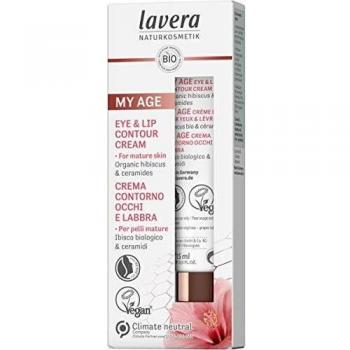 Lavera My Age Eye & Lip Contour Cream with Organic Hibiscus and Ceramides