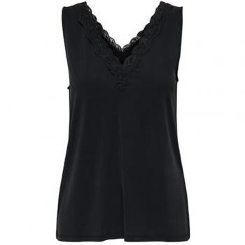 JRS OnlyOnlFree Life V-Hals Mixtop met Lace