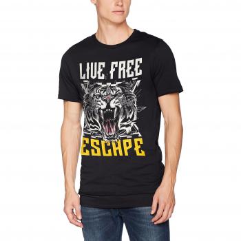 Camiseta JACK & JONES Jormetal Tee Ss, Gris, Hombre, Talla L