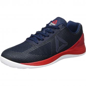 Reebok Crossfit Nano 7.0 B, Scarpe Sportive Indoor Uomo, Collegiate Navy/Primal Red/White/Black, 43 EU