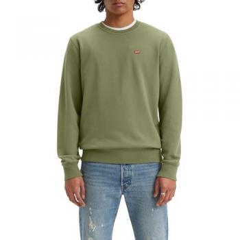 Levi's® Fritsches Sweatshirt mit Fledermaus‑Logo – Mittelgrün, Herren XS