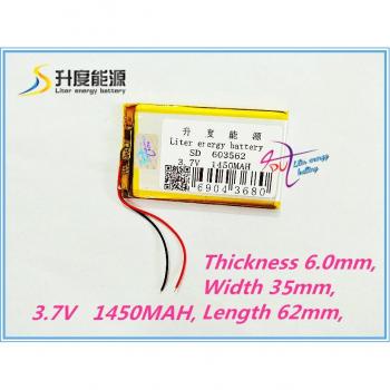 Size 063562 3.7V 1450mAh battery with Protection Board for tablets