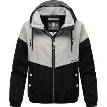 Chaqueta de outdoor 'Liubkaa' gris claro y negro