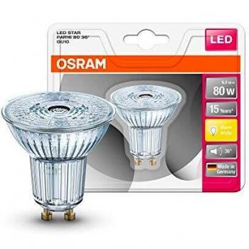 Ampoule Spot Osram GU10 6,9W 36° Blanc Chaud
