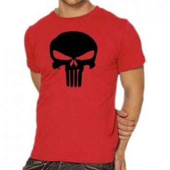 Blusa Punisher Roja con Talla XXXL