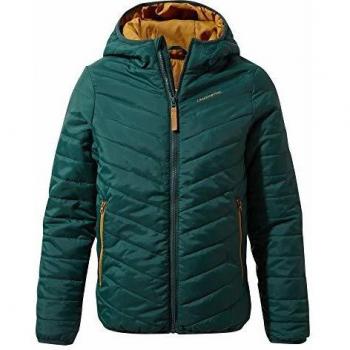 Timo-Steppjacke für Kids von Craghoppers – Größe 11-12, Berggrün