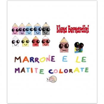 Marrone e le matite colorate