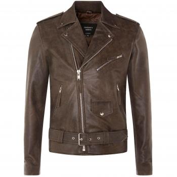 Biker jacket vintage L Brown