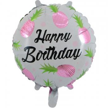 18-Inch Round Pineapple Foil Balloon