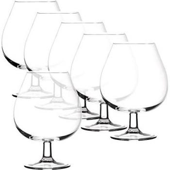Set de 6 copas de brandy 67 cl cristal Bergner