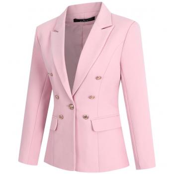 Traje Rosa Slim con Puño Pequeño