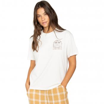 Billabong Damen T-Shirt Always Looking Salt Crystal Weiß Größe L