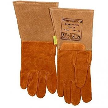 Gants de Soudeur en Cuir de Porc Marron Taille XL