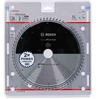 Disco de Corte para Aluminio Bosch 250 x 30 mm, 68 Dientes, Carburo, Standard for Aluminium
