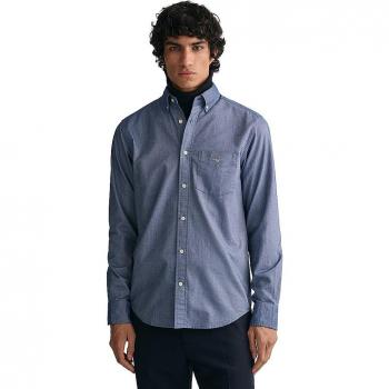 Gant Hemd Regular Fit Blau Herren Größe: L