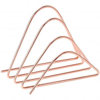 U Brands Metal Letter Sorting Rack – Dual‑Tone Copper/Rose Gold
