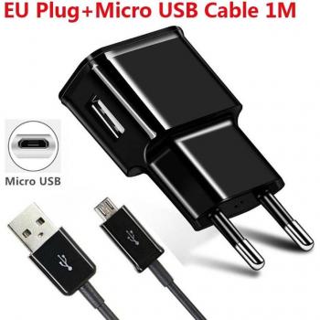 Kit Rápido de Carga 5V/2A + Cable MicroUSB para Huawei Honor 7A, 7C, 8C, 8X, Y7