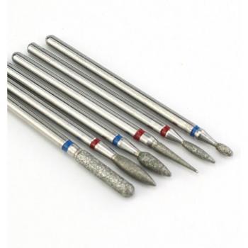 6pc Nail Drill Bit Set for Pedicure