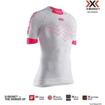 Women’s X‑Bionic G2 Trendy Tee (White/Pink)
