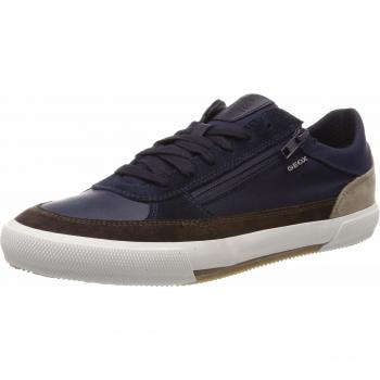 Geox Herren U KAVEN C Sneaker, Blau (Navy/Brown C0948), 41 EU